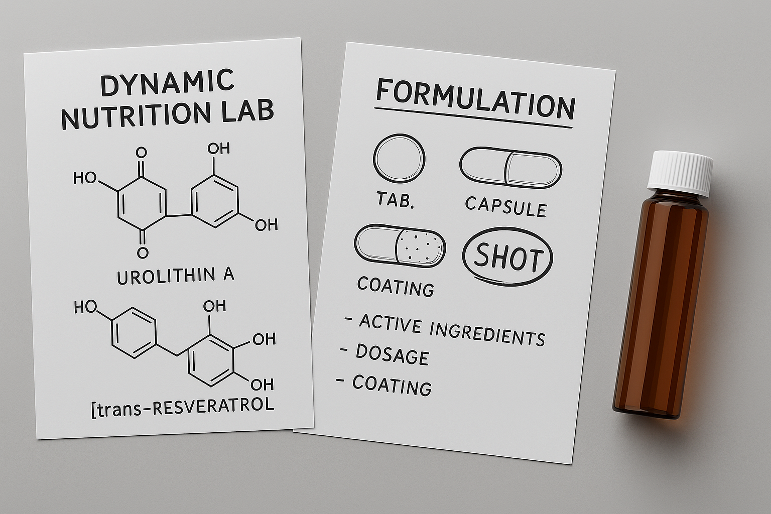 Das Bild zeigt die Dreiheit von Zusammensetzung, Galenik und fertiger Formulierung.